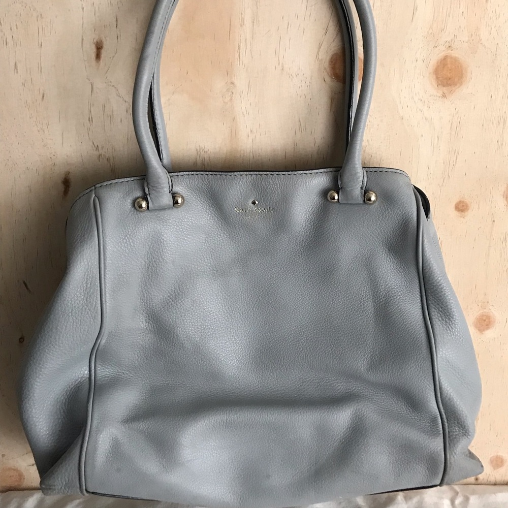 Kate Spade grey/baby blue bag.